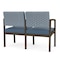 Lesro Lenox 2 Seat Tandem Seating W/ No Center Arm, 43.5 in W 24.5 in L 32 in H LS2101 - alternate 3